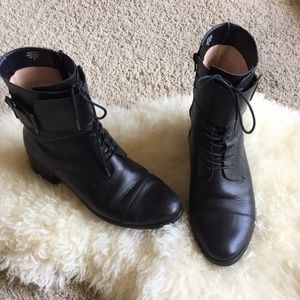 Versatile Saks Fifth Avenue ankle boots.